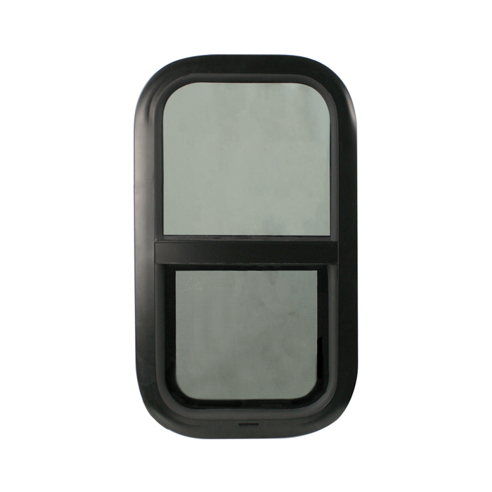 RV Vertical Tempered Black Window - Shed Windows and More, Inc.