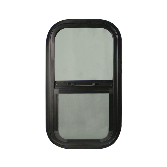 RV Vertical Tempered Black Window - Shed Windows and More, Inc.