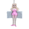 Sabrina Carpenter Felt Ornament - bubblegum market