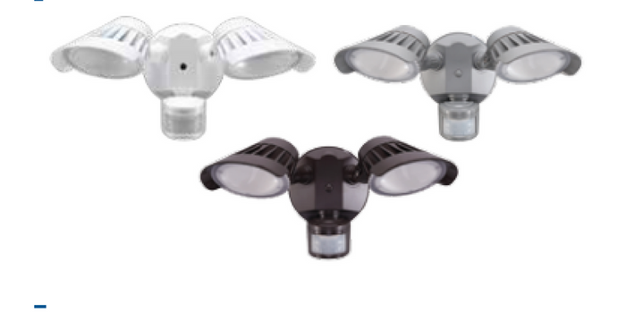 Security Light, Two Head with Sensor
