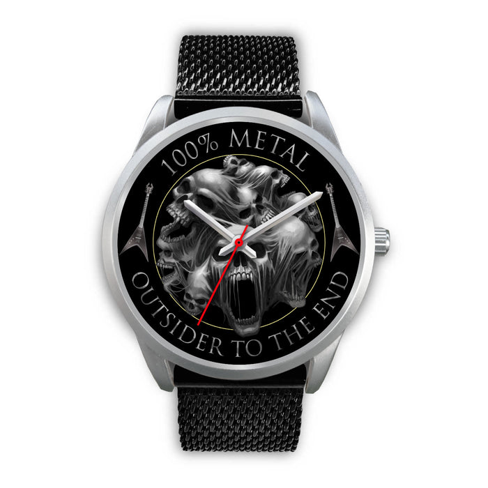 Silver Metal Mesh Silver Metal Link Black Metal Mesh Black Metal Link Black And White Leather