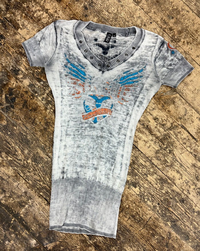 Sinful Short Sleeve Top - M