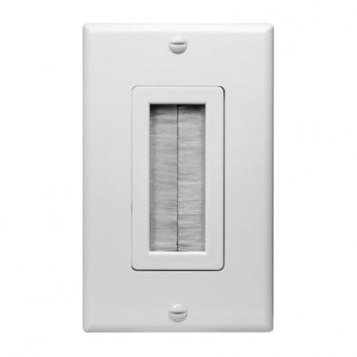 Single Brush Decora Style Wall Plate and Insert | SC-224