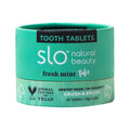 Slo Natural Beauty Tooth Tablets (Crush & Brush) Fresh Mint Tabs 60t - L'Organic