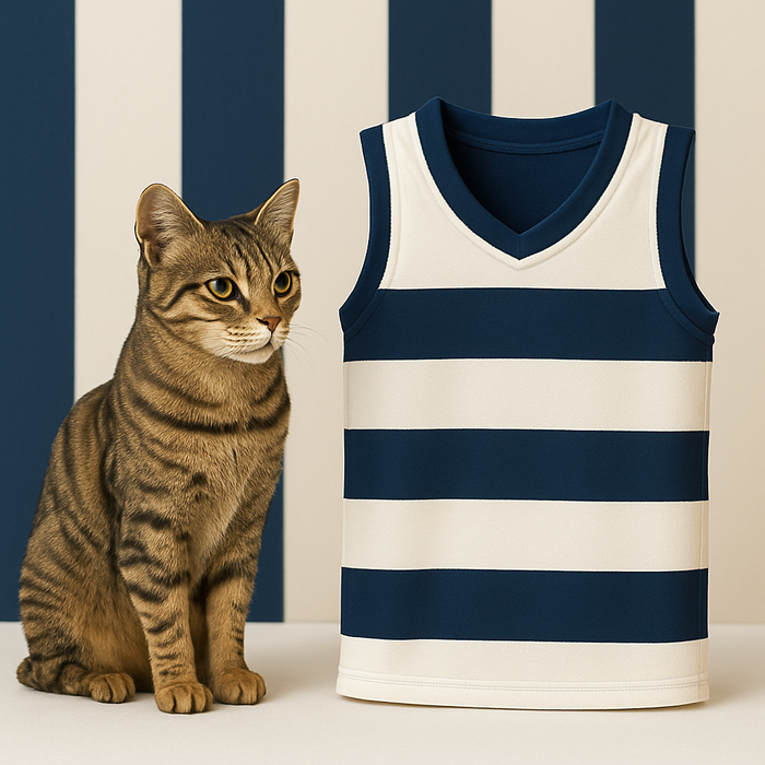 Soapmaid Footy Bath Bomb (Navy & White) - Geelong Cats - 1 Pack - L'Organic