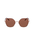 Anne Klein Rose Gold Sophisticated Butterfly Sunglasses