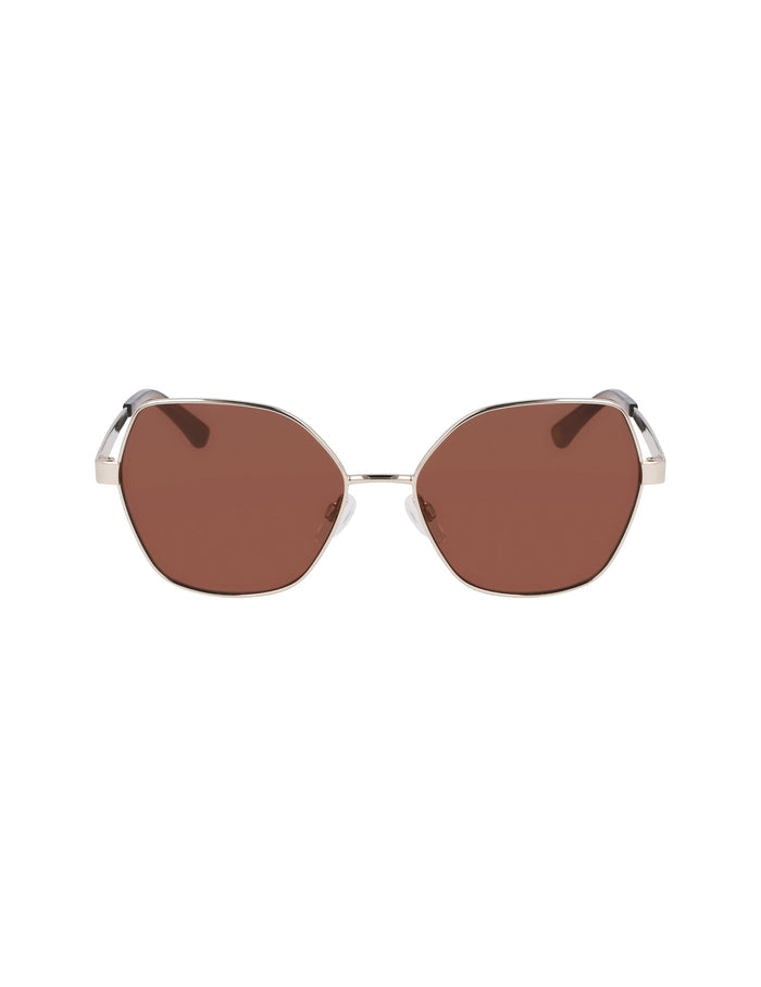 Anne Klein Gold Sophisticated Butterfly Sunglasses