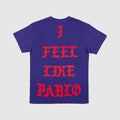 The Life of Pablo 2016 Los Angeles ‘I Feel Like Pablo’ Tee In Purple