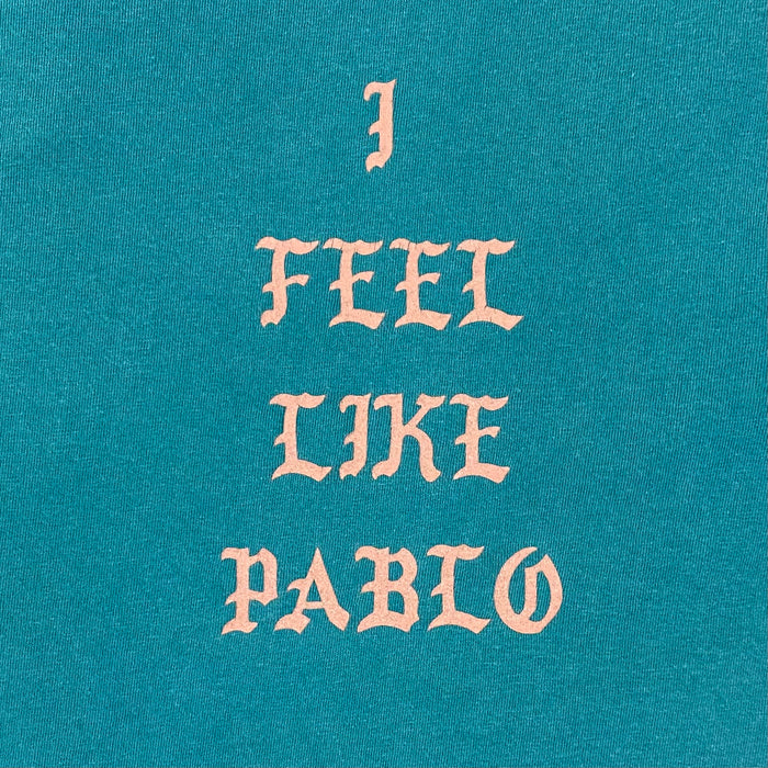The Life of Pablo 2016 Los Angeles 'I Feel Like Pablo' Tee In Teal