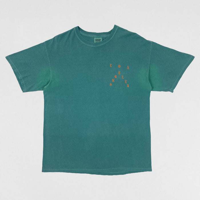The Life of Pablo 2016 Los Angeles 'Tell All My Cousins' Tee In Teal