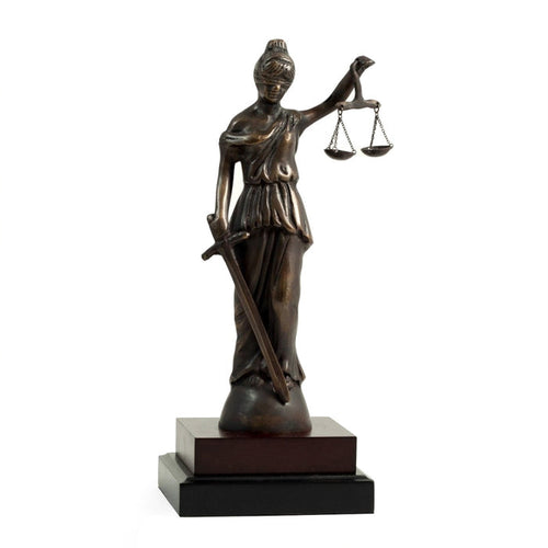 "Themis" Brass Sculpture
