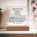 To Increased Your Income -Square Acrylic Plaque!