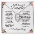 TO MY BEAUTIFUL DAUGHTER - FOREVER LOVE NECKLACE