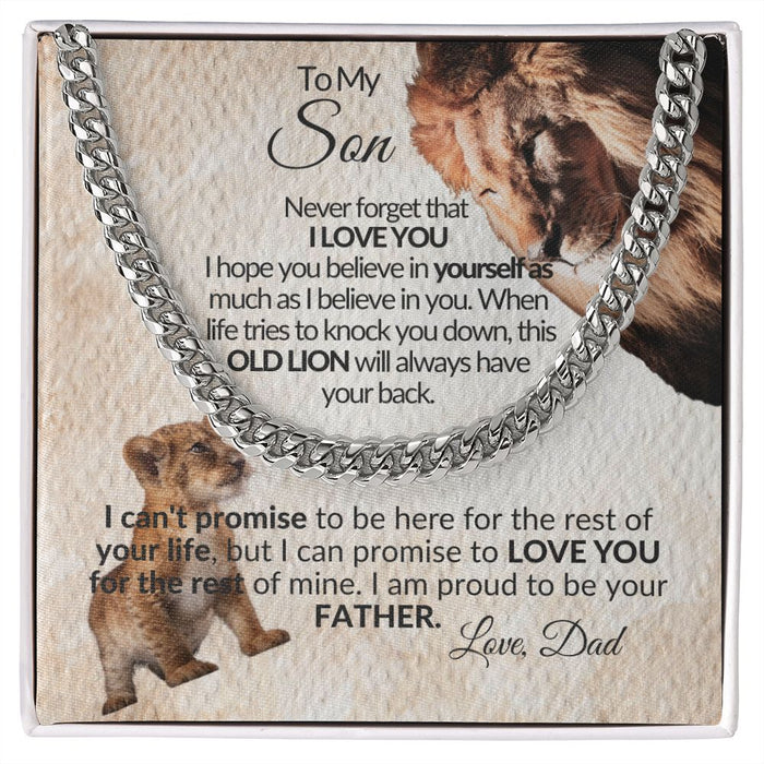 To My Son |  Believe In Yourself As I Believe In You