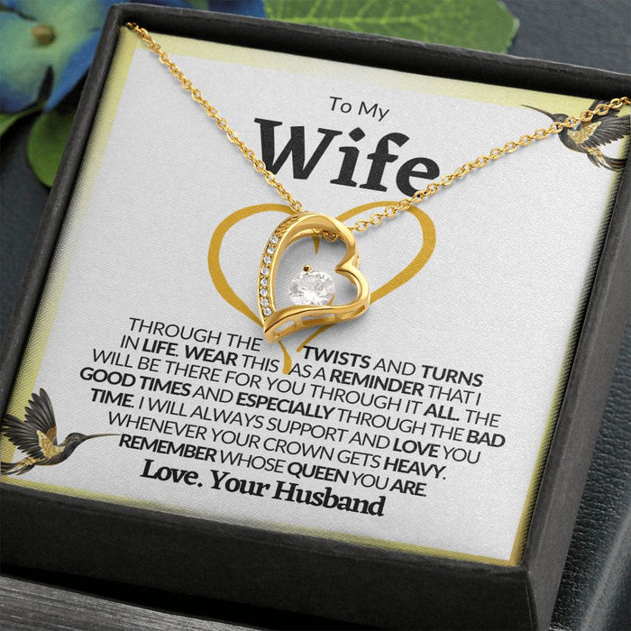 To My Wife | I Support You - Forever Love Necklace💕