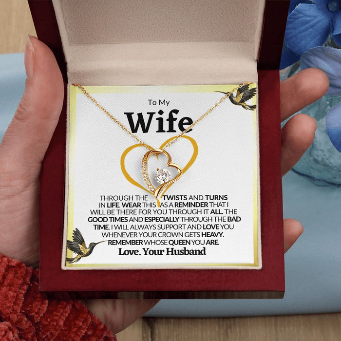 To My Wife | I Support You - Forever Love Necklace💕