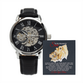 To My WONDERFUL- SON- Men's Openwork Watch