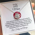 To Our Loving Mom-We Are So Grateful-Love Knot Necklace❤️