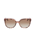 Anne Klein Blush Tortoise Tortoise Cat-Eye Sunglasses