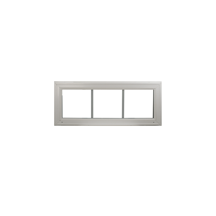 Transom Window 24" X 10" Double Pane Standard Glass Clear Front