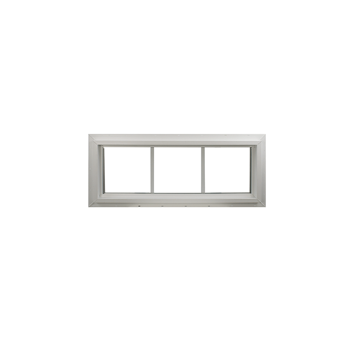 Transom Window 24" X 10" Double Pane Standard Glass Clear Back