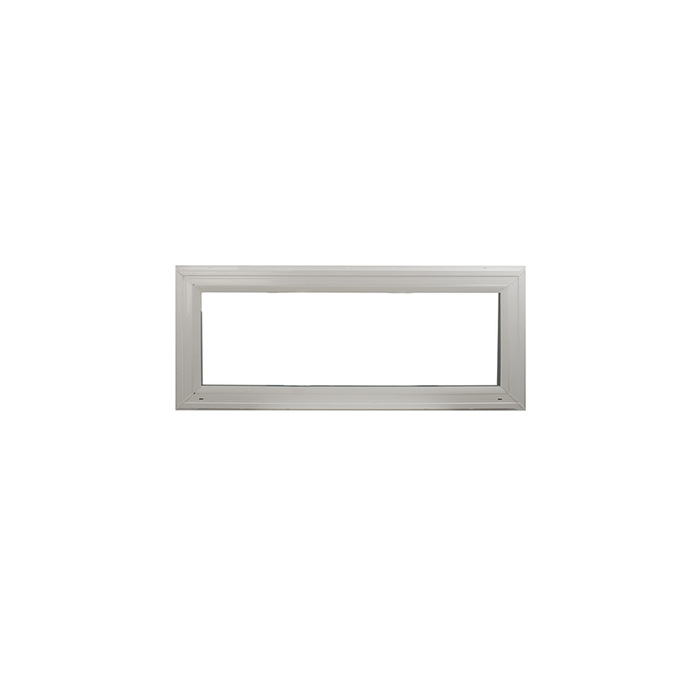 Transom Window 24" X 10" Double Pane Standard Glass Clear No Grid Front