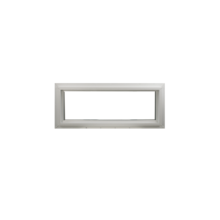 Transom Window 24" X 10" Double Pane Standard Glass Clear No Grid Back
