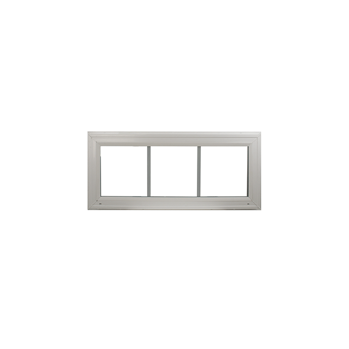 Transom Window 24" X 12" Double Pane Standard Glass Clear Front