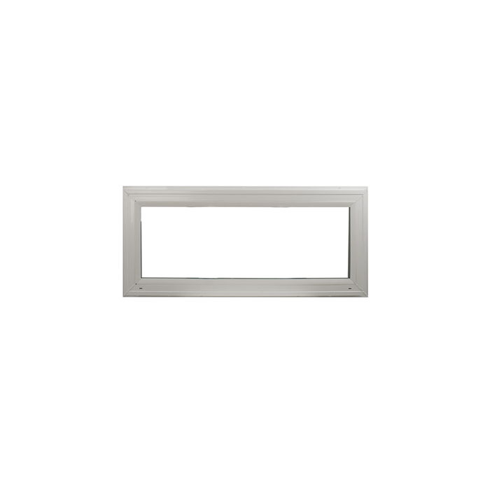 Transom Window 24" X 12" Double Pane Standard Glass Clear No Grid Front
