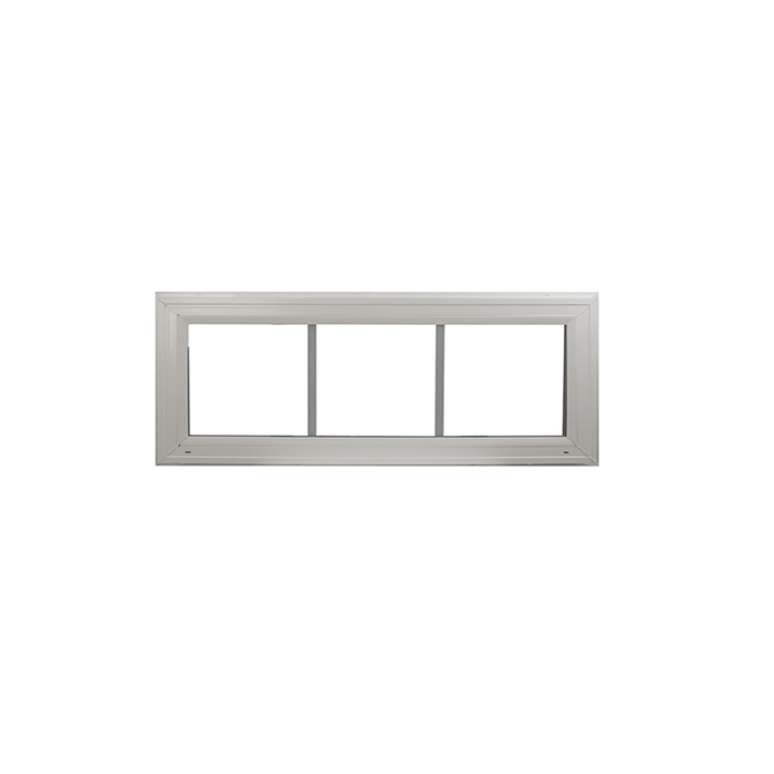 Transom Window 36" x 12" Double Pane Standard Glass Clear Front