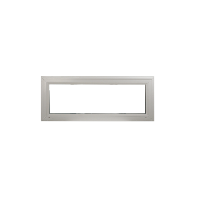 Transom Window 36" x 12" Double Pane Standard Glass Clear No Grid Front