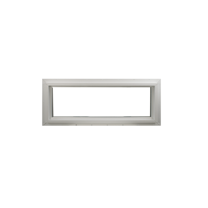 Transom Window 36" x 12" Double Pane Standard Glass Clear No Grid Back