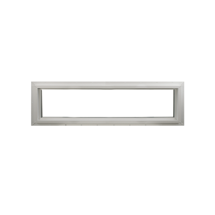 Transom Window 48" x 10" Double Pane Standard Glass Clear No Grid Back