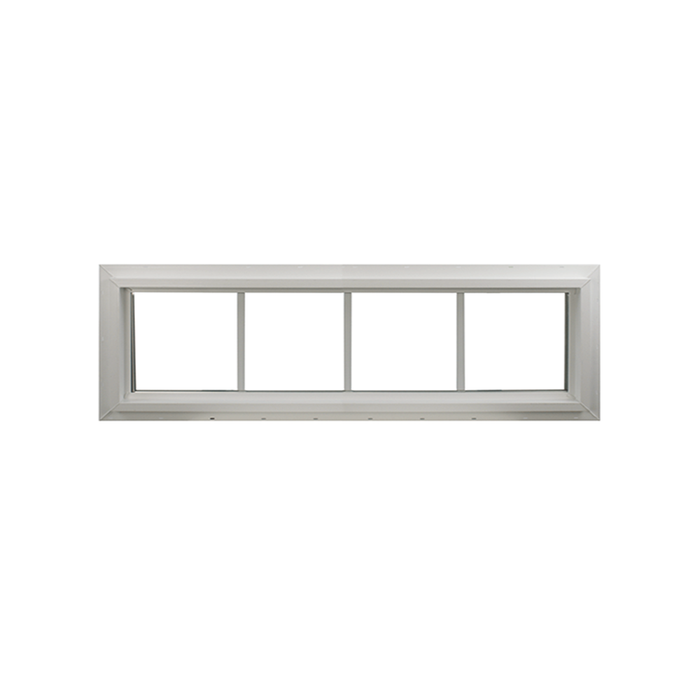 Transom Window 48" x 12" Double Pane Standard Glass Clear Back