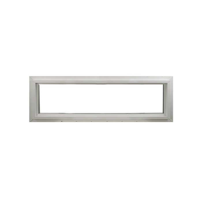 Transom Window 48" x 12" Double Pane Standard Glass Clear No Grid Back