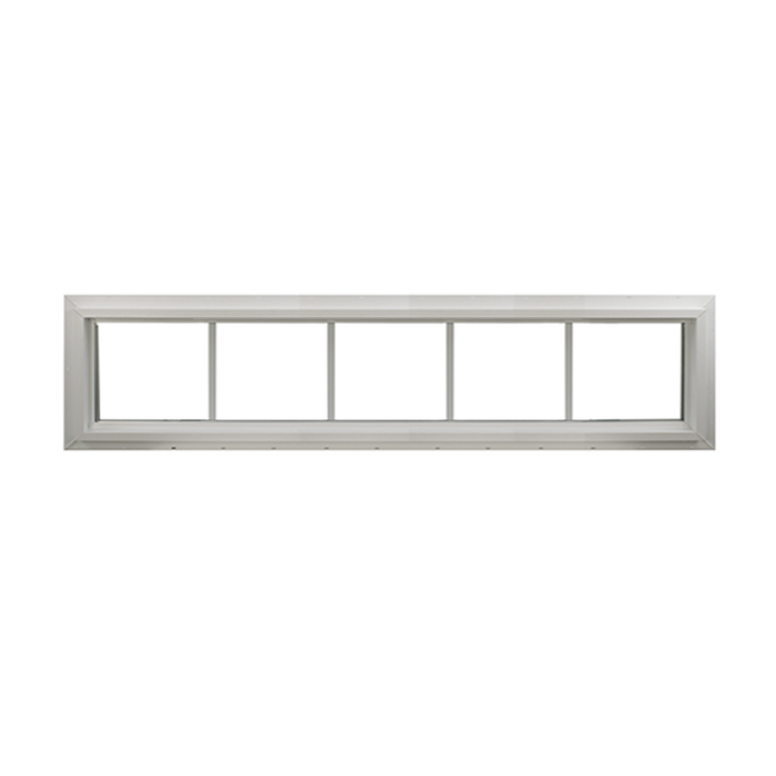 Transom Window 60" x 10" Double Pane Standard Glass Clear Back
