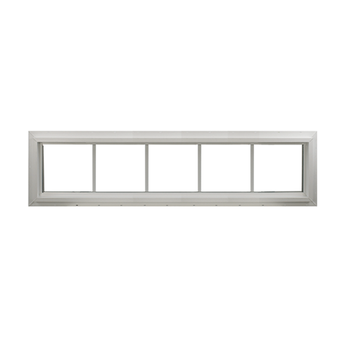 Transom Window 60" x 12" Double Pane Standard Glass Clear Back