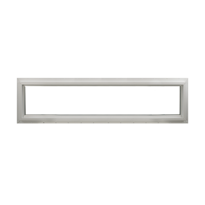 Transom Window 60" x 12" Double Pane Standard Glass Clear No Grid Back