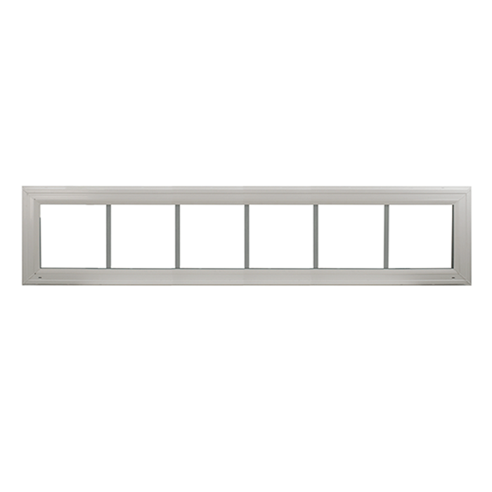 Transom Window 72" x 10" Double Pane Standard Glass Clear Front