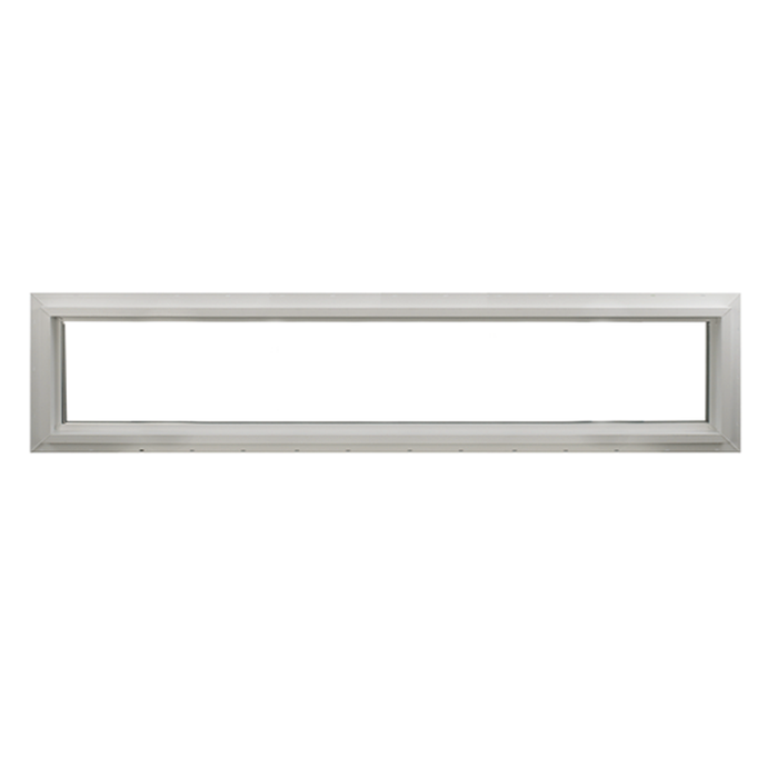 Transom Window 72" x 10" Double Pane Standard Glass Clear No Grid Back