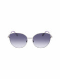 Anne Klein Silver Trendy Round Sunglasses