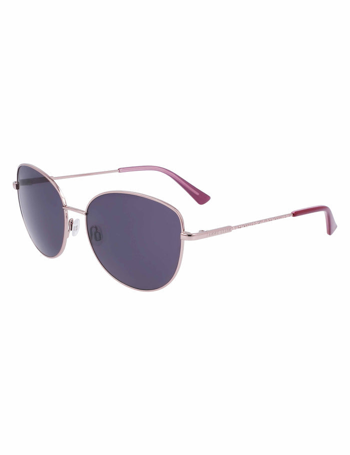 Anne Klein  Trendy Round Sunglasses