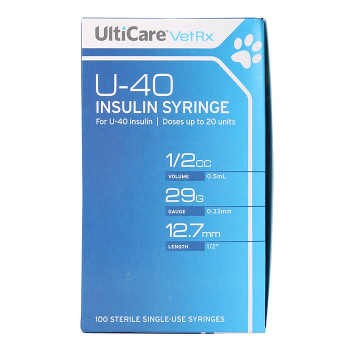 UltiCare U-40 Insulin Syringes, 29ga x ½"