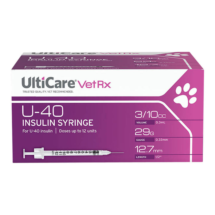 UltiCare U-40 Insulin Syringes, 29ga x ½"