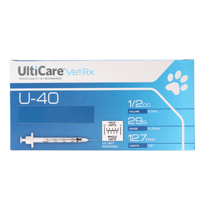 UltiCare U-40 Insulin Syringes, 29ga x ½"