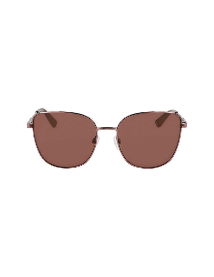 Anne Klein MOCHA Uplifting Oversized Square Sunglasses