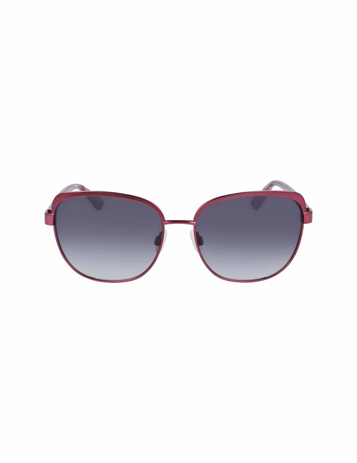 Anne Klein Plum Uplifting Square Sunglasses