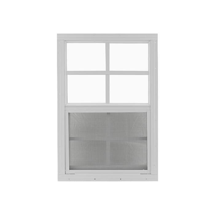 Vertical Slider 24" x 36" Window with Tempered Glass White Flush