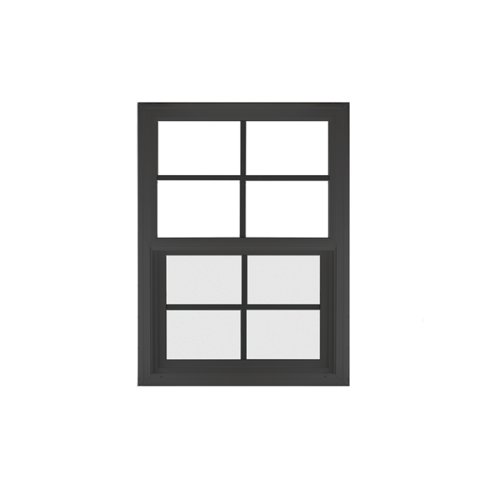 Vertical Window 24" x 36" Double Pane Standard Glass Clear Black