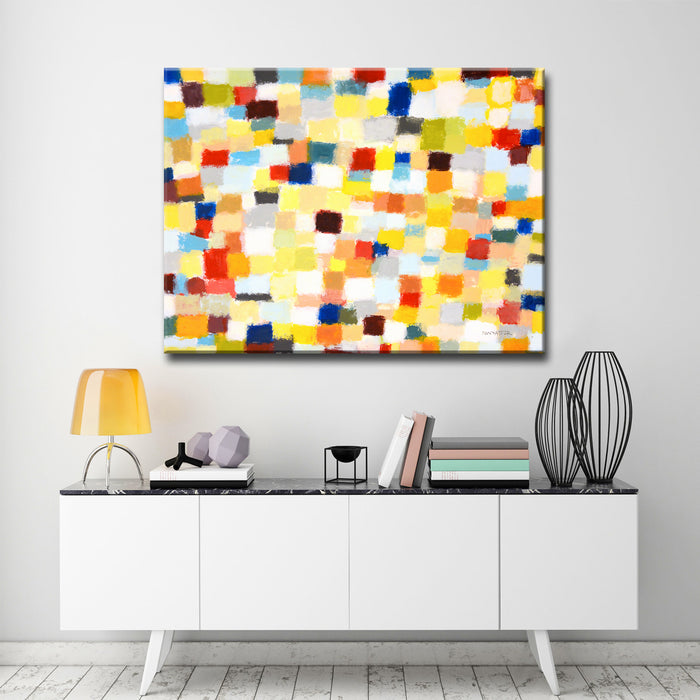 'Vision Quilt' Wrapped Canvas Wall Art